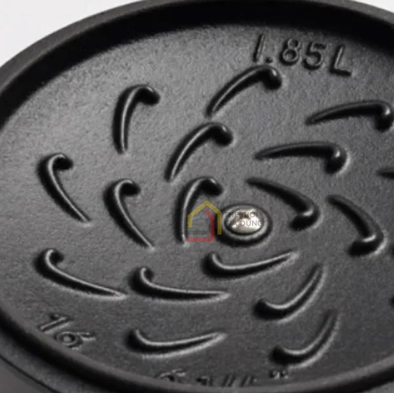 noi-gang-tho-nguyen-khoi-chong-dinh-happiness-16cm (5) Nồi gang thô nguyên khối chống dính Happiness 16cm