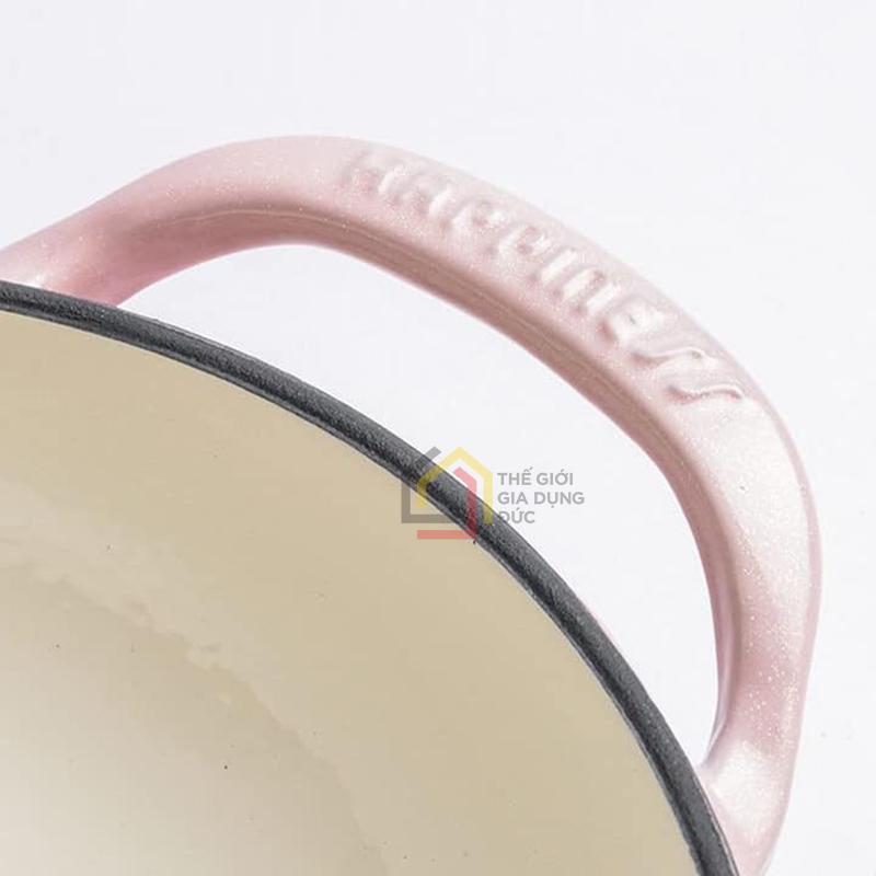 noi-gang-wok-happiness-21cm-sugar-pink (5) Nồi gang Wok Happiness 21cm - Sugar Pink