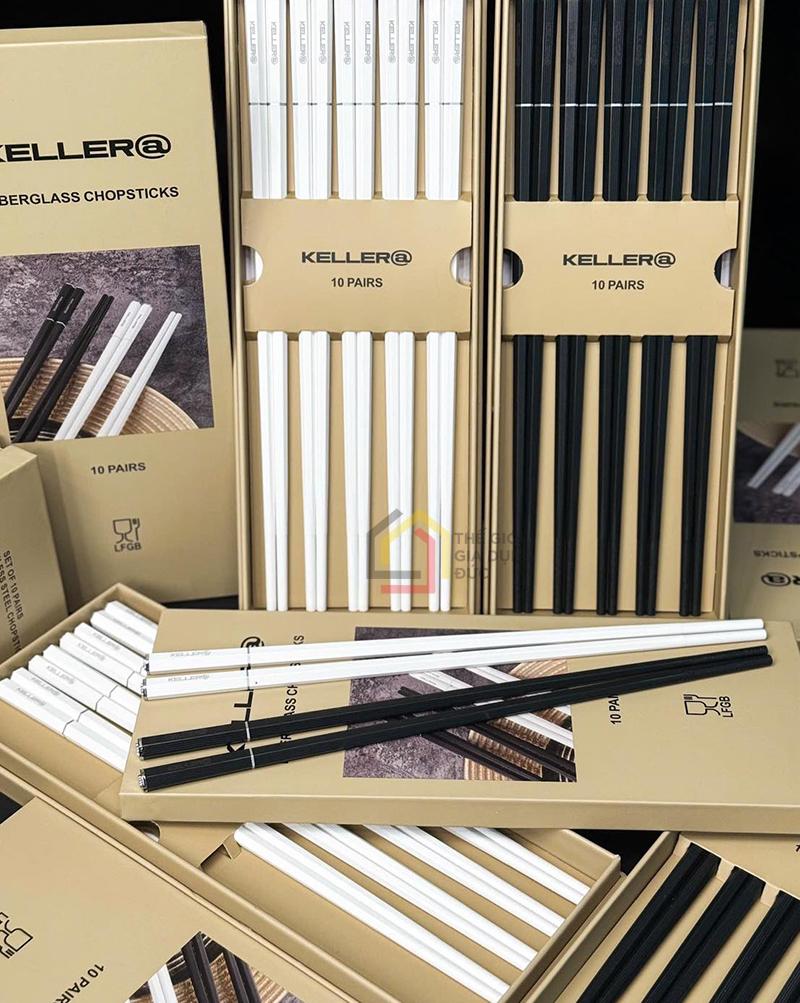 set-10-doi-dua-keller-germany-co-4-la (1) Set 10 đôi đũa Keller@ Germany - Biểu tượng cỏ 4 lá may mắn