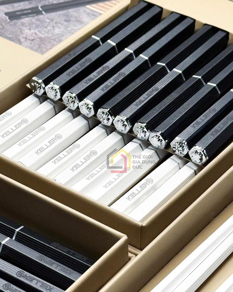 set-10-doi-dua-keller-germany-co-4-la (5) Set 10 đôi đũa Keller@ Germany - Biểu tượng cỏ 4 lá may mắn