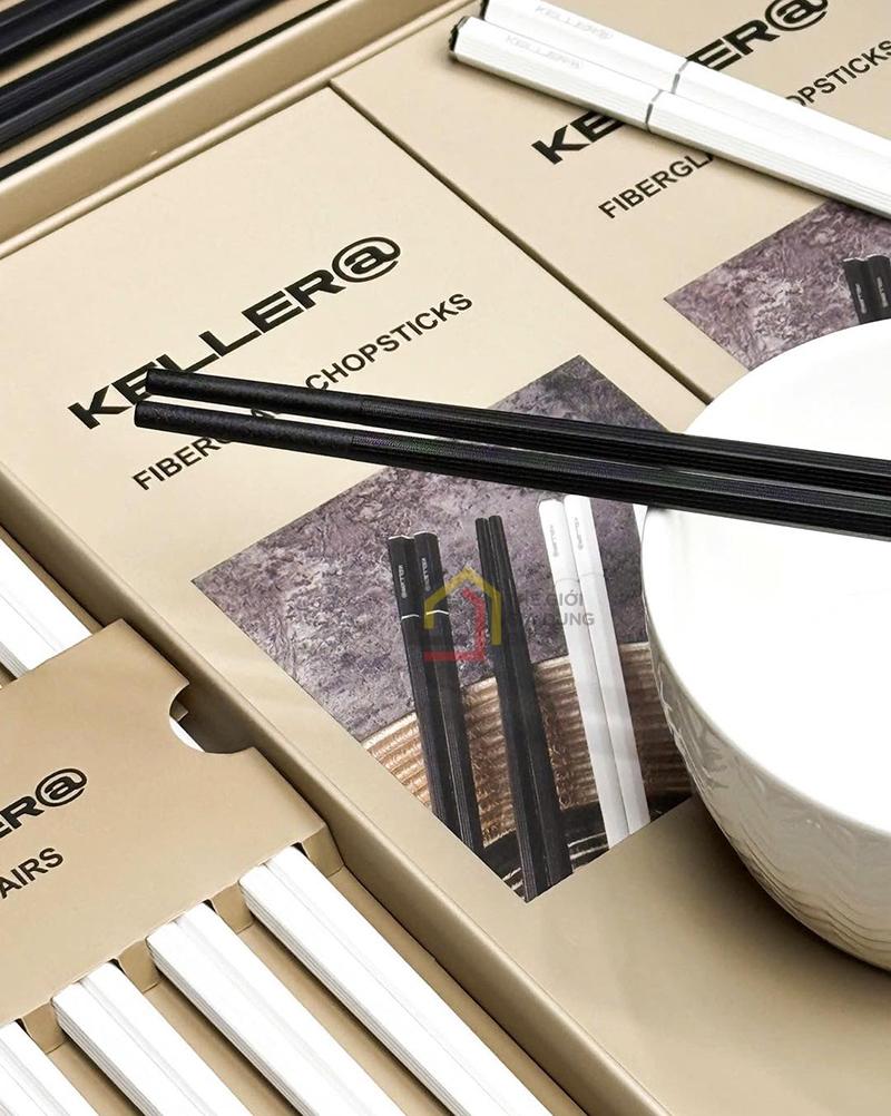 set-10-doi-dua-keller-germany-co-4-la (6) Set 10 đôi đũa Keller@ Germany - Biểu tượng cỏ 4 lá may mắn