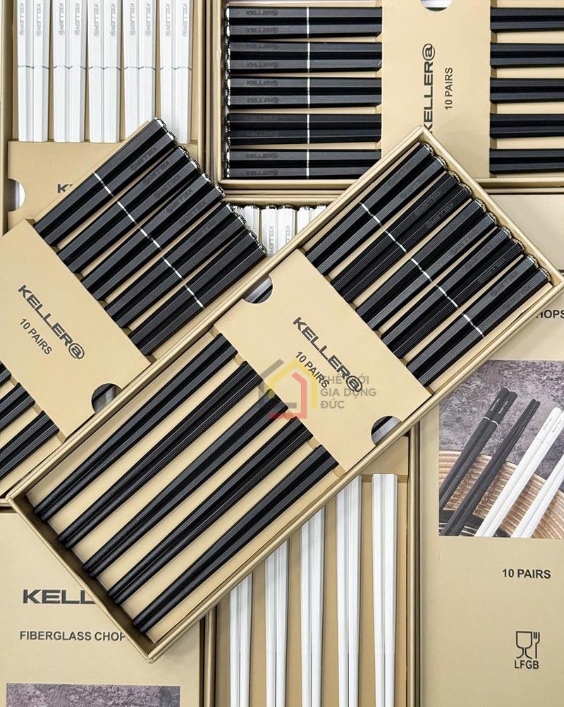 set-10-doi-dua-keller-germany-co-4-la (8) Set 10 đôi đũa Keller@ Germany - Biểu tượng cỏ 4 lá may mắn