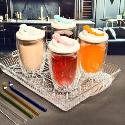 Set 4 cốc thủy tinh 2 lớp cách nhiệt VIOLA Bodium