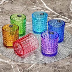 Set 6 cốc pha lê cầu vồng King Crystal Diamond