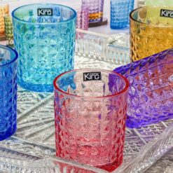 Set 6 cốc pha lê cầu vồng King Crystal Diamond