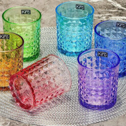 Set 6 cốc pha lê cầu vồng King Crystal Diamond