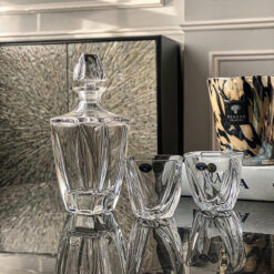 Set bình rượu pha lê Tiệp Khắc Bohemia Neptune