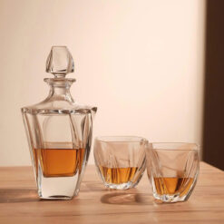 Set bình rượu pha lê Tiệp Khắc Bohemia Neptune