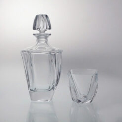 Set bình rượu pha lê Tiệp Khắc Bohemia Neptune