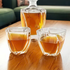 Set bình rượu pha lê Tiệp Khắc Bohemia Neptune