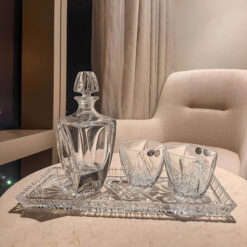 Set bình rượu pha lê Tiệp Khắc Bohemia Neptune