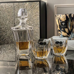 Set bình rượu pha lê Tiệp Khắc Bohemia Neptune