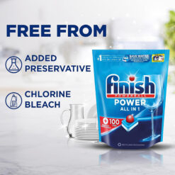 Viên rửa bát Finish Power All In One Max túi 100 viên