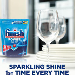 Viên rửa bát Finish Power All In One Max túi 100 viên