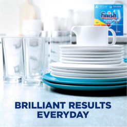 Viên rửa bát Finish Power Essential All In One hương chanh 100V - 6 chức năng