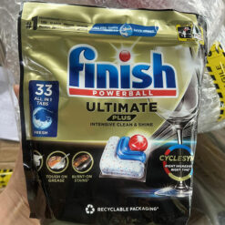 Viên rửa bát Finish Ultimate Plus All In One túi 33 Viên (Dòng siêu cao cấp)