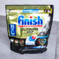 Viên rửa bát Finish Ultimate Plus All In One túi 33 Viên (Dòng siêu cao cấp)