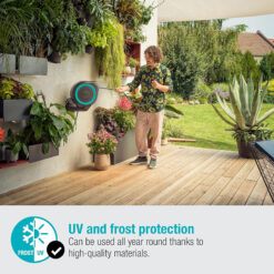 Vòi tưới cây treo tường dây cuốn tự động Gardena 15m