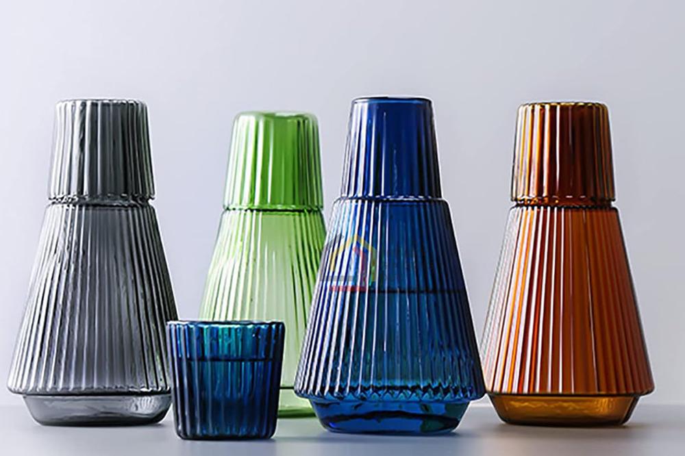 Bình nước thủy tinh Color Kettle IWVV 2in1