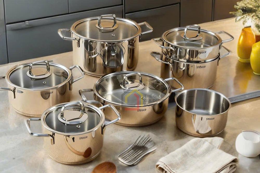 Bộ nồi Steiger Diamond 7 món