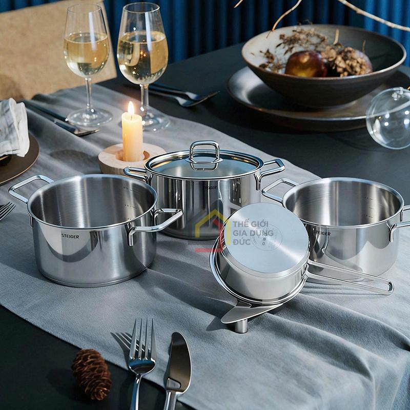 bo-noi-steiger-diamond-7-mon (2) Bộ nồi Steiger Diamond 7 món