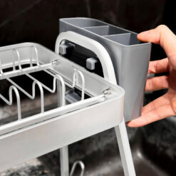Kệ bát đĩa 2 tầng 2Lock 2-Tier Aluminum Dish Rack