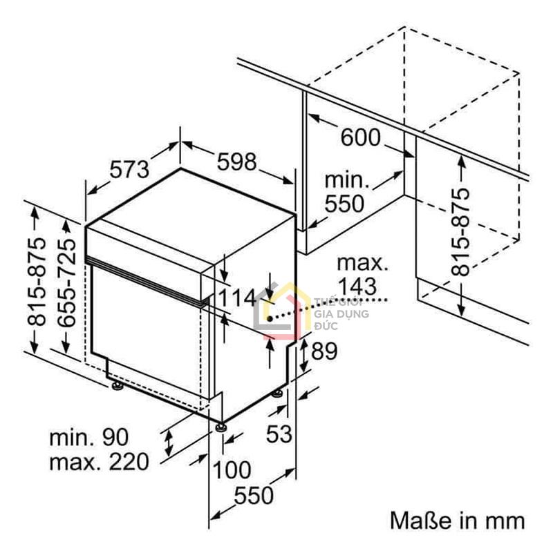 may-rua-bat-ban-am-bosch-smi6zcs16e (14) Bảng điều khiển cảm ứng và màn hình LED hiện đại, dễ sử dụng.
