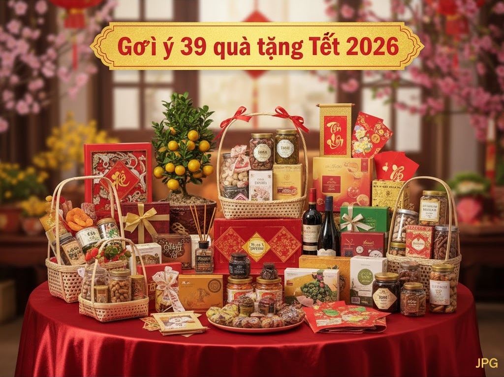 Gợi ý 39 quà tặng Tết 2026