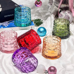 Set 6 cốc thủy tinh Irris Bossa Jar 05T đế rộng 260ml