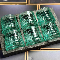 Set 6 cốc thủy tinh Irris Bossa Jar 05T đế rộng 260ml