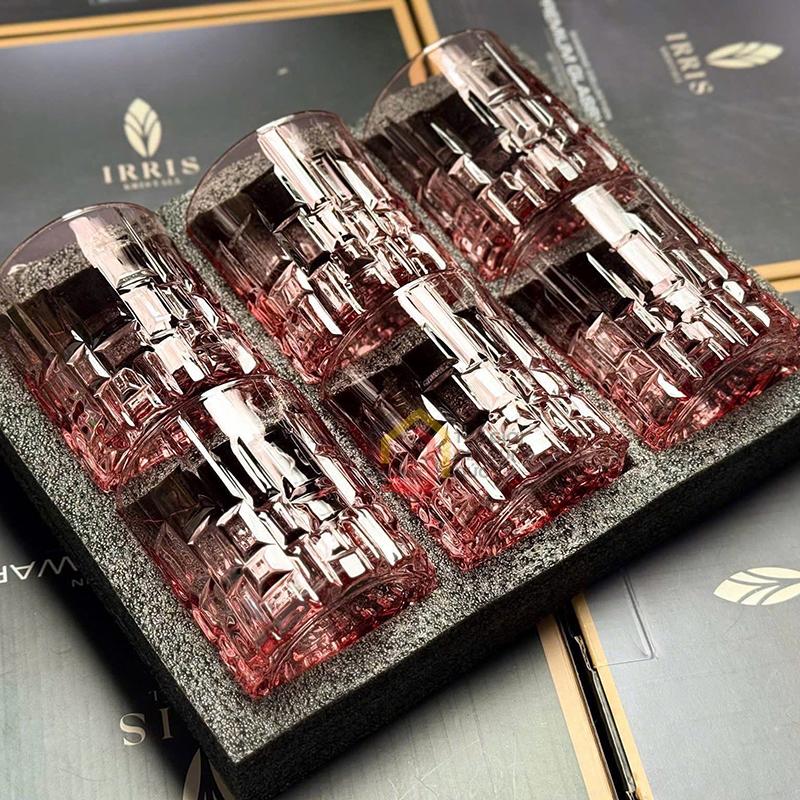 set-6-coc-thuy-tinh-mau-irriss-hoa-tiet-charm-bossa-04t-310ml (6) Set 6 cốc thủy tinh màu Irriss họa tiết Charm Bossa 04T 310ml