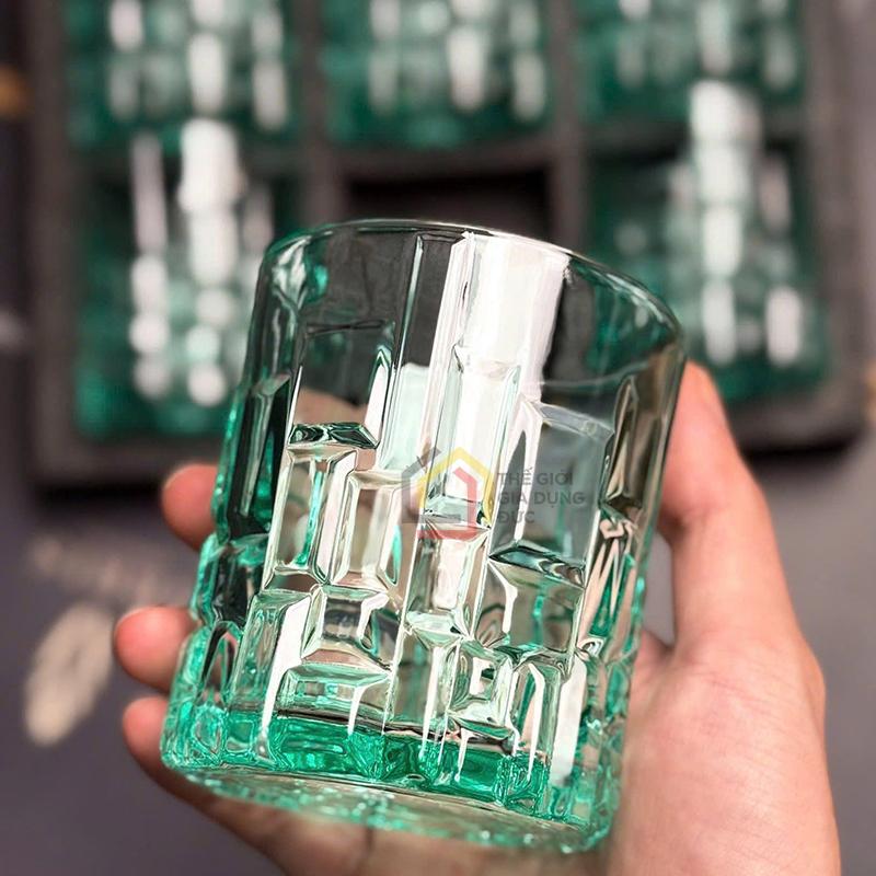 set-6-coc-thuy-tinh-mau-irriss-hoa-tiet-charm-bossa-04t-310ml (9) Set 6 cốc thủy tinh màu Irriss họa tiết Charm Bossa 04T 310ml