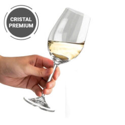 Set 6 ly vang trắng Bohemia Colibri 350ml