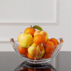 Âu pha lê đựng hoa quả Bohemia đường kính 25cm