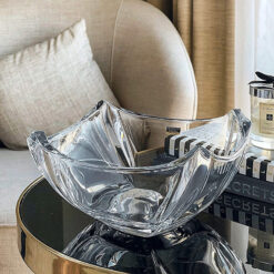 Âu pha lê đựng hoa quả Bohemia đường kính 25cm