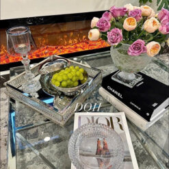 Chân bồng pha lê Bohemia Crystal Antique 25,5cm