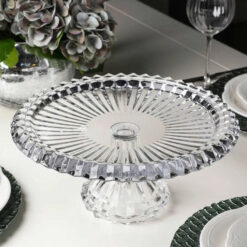 Chân bồng pha lê Rogaska Crown Jewel size 33cm