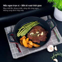 Chảo gang đúc GKÖCH 24cm