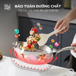 Chảo sâu lòng có vung Gume GM-W1520 size 20cm