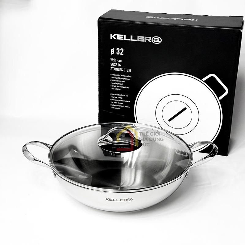 chao-xao-da-nang-keller-wok-pan-32cm (5) Chảo xào đa năng Keller Wok Pan 32cm