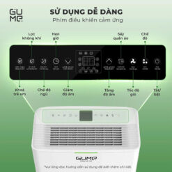Máy hút ẩm kiêm lọc không khí Gume GM-D2 (25L/ngày)