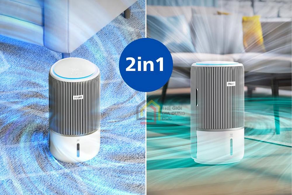 Máy lọc không khí và tạo ẩm 2in1 Philips AC3420/10