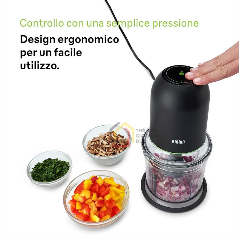 may-xay-thit-da-nang-braun-05l-ch3011bk (5) Máy xay thịt đa năng Braun 0.5L CH3011BK nhỏ gọn, mạnh mẽ, tiện lợi cho mọi căn bếp