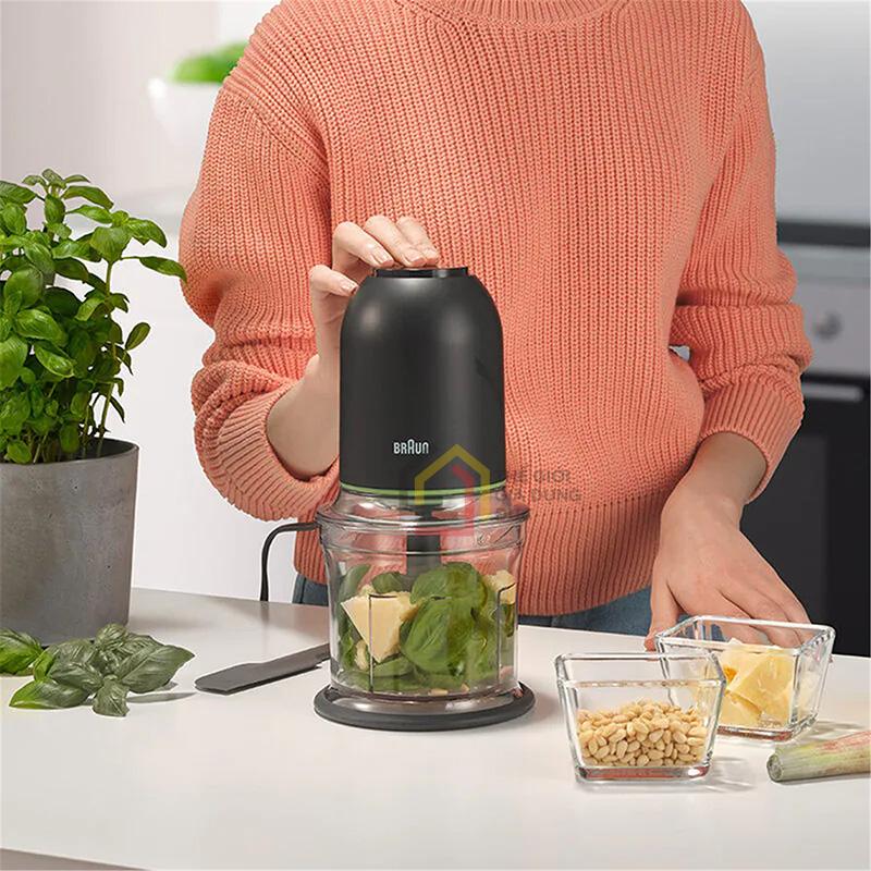 may-xay-thit-da-nang-braun-05l-ch3011bk (9) Máy xay thịt đa năng Braun 0.5L CH3011BK nhỏ gọn, mạnh mẽ, tiện lợi cho mọi căn bếp