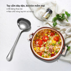 Muôi canh Inox nguyên khối GKÖCH dài 22,5cm