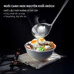 Muôi canh Inox nguyên khối GKÖCH dài 22,5cm