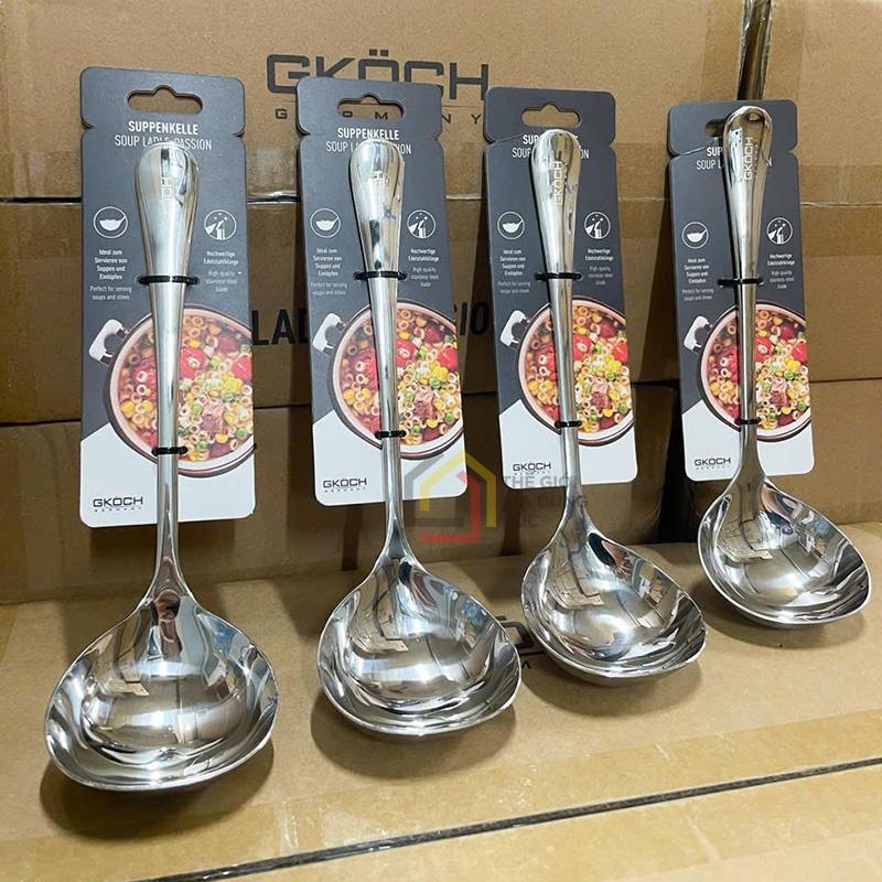 muoi-canh-inox-nguyen-khoi-gkoch-dai-225cm (5) Muôi canh Inox nguyên khối GKÖCH dài 22,5cm