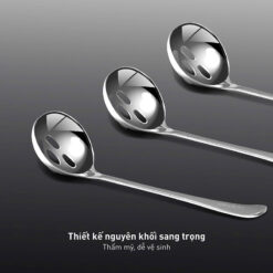Muôi múc vớt thực phẩm Inox nguyên khối GKÖCH 22,5cm