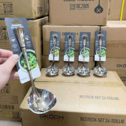 Muôi múc vớt thực phẩm Inox nguyên khối GKÖCH 22,5cm