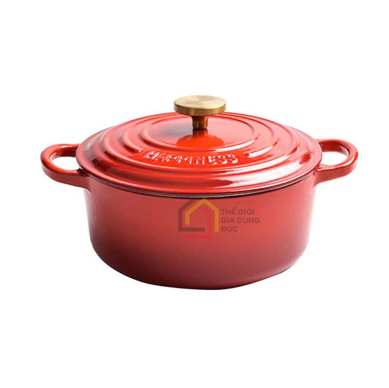 noi-gang-do-cherry-happiness-20cm-dung-tich-28l (1) Nồi gang đỏ cherry Happiness 20cm, dung tích 2,8L